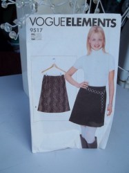 9517 SO EZ VOG CONTOUR A-LINE SKIRT PATTERN 6-22